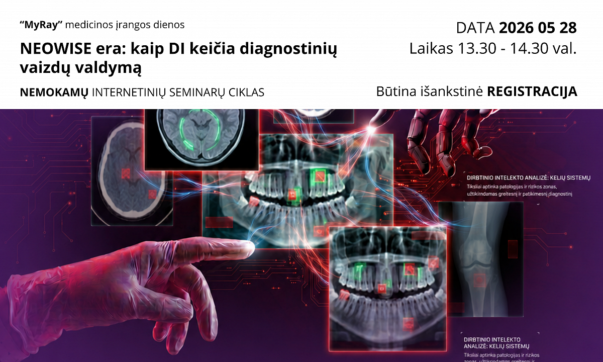 NEOWISE era: kaip DI keičia diagnostinių vaizdų valdymą